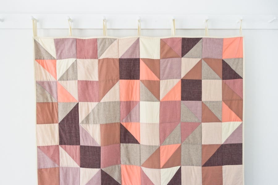 Modular Blocks Quilt in Orchid | Purl Soho