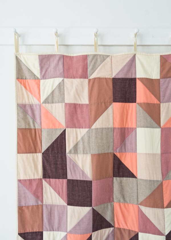 Modular Blocks Quilt in Orchid | Purl Soho