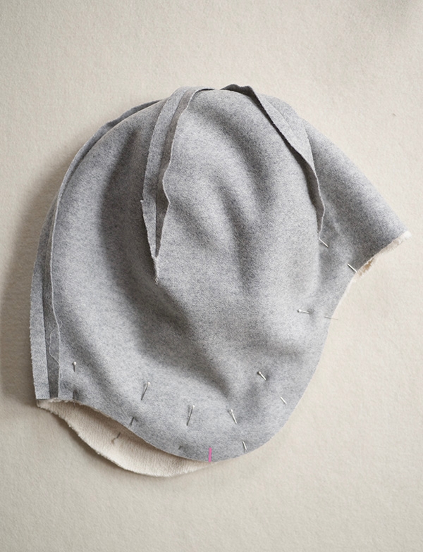 Wool + Cotton Sewn Ear Flap Hat | Purl Soho