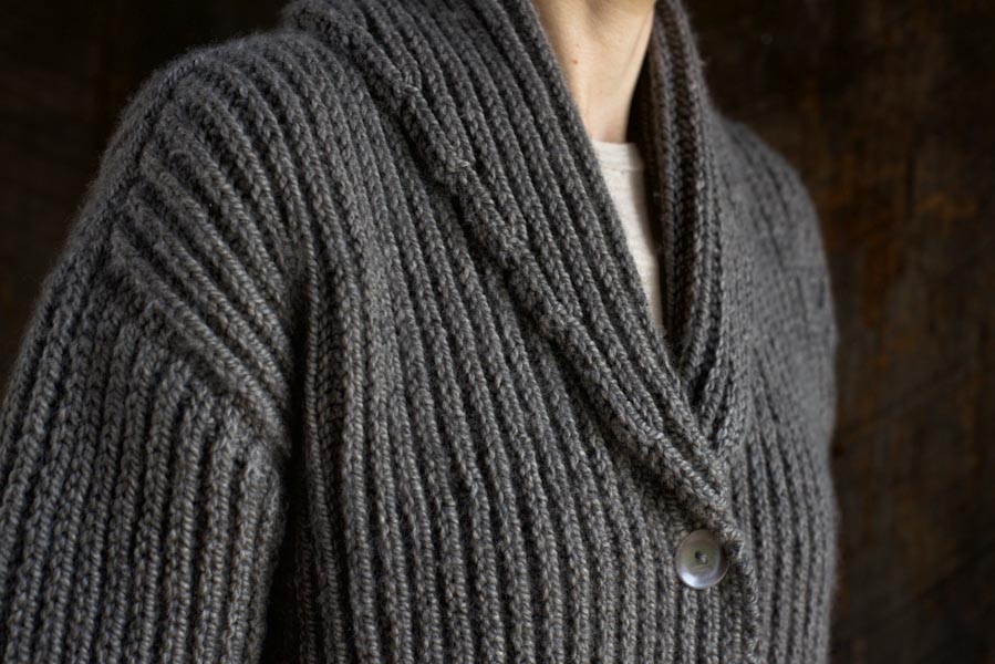 Top-Down Shawl Collar Cardigan | Purl Soho