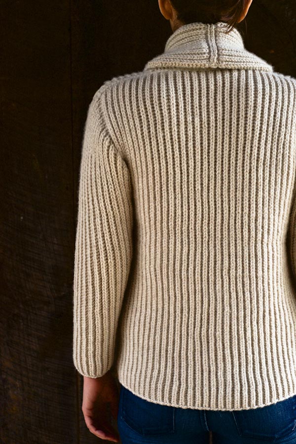 Top-Down Shawl Collar Cardigan | Purl Soho