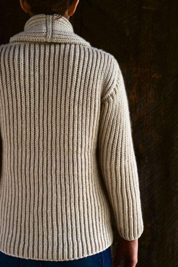 Top-Down Shawl Collar Cardigan | Purl Soho