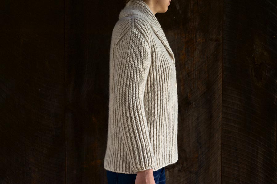 Top-Down Shawl Collar Cardigan | Purl Soho