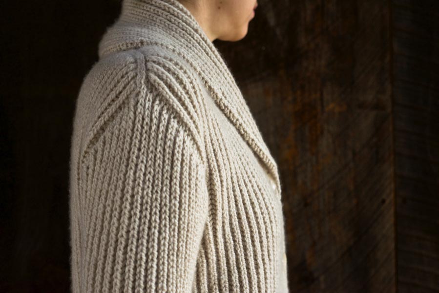 Top-Down Shawl Collar Cardigan | Purl Soho