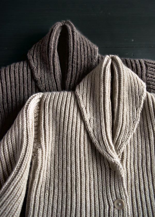 Top-Down Shawl Collar Cardigan | Purl Soho