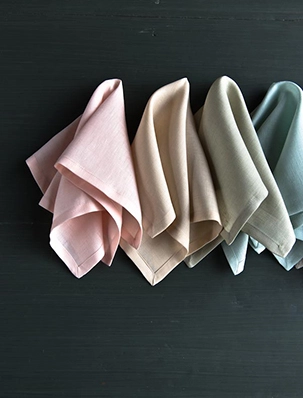 Classic Mitered Corner Napkins in Early Spring Bundle | Purl Soho