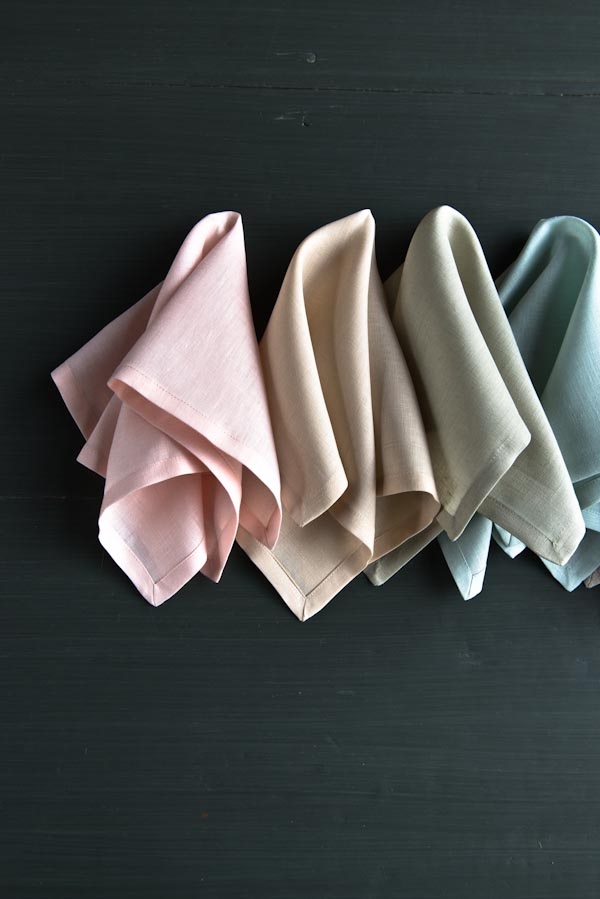 Classic Mitered Corner Napkins in Early Spring Bundle | Purl Soho