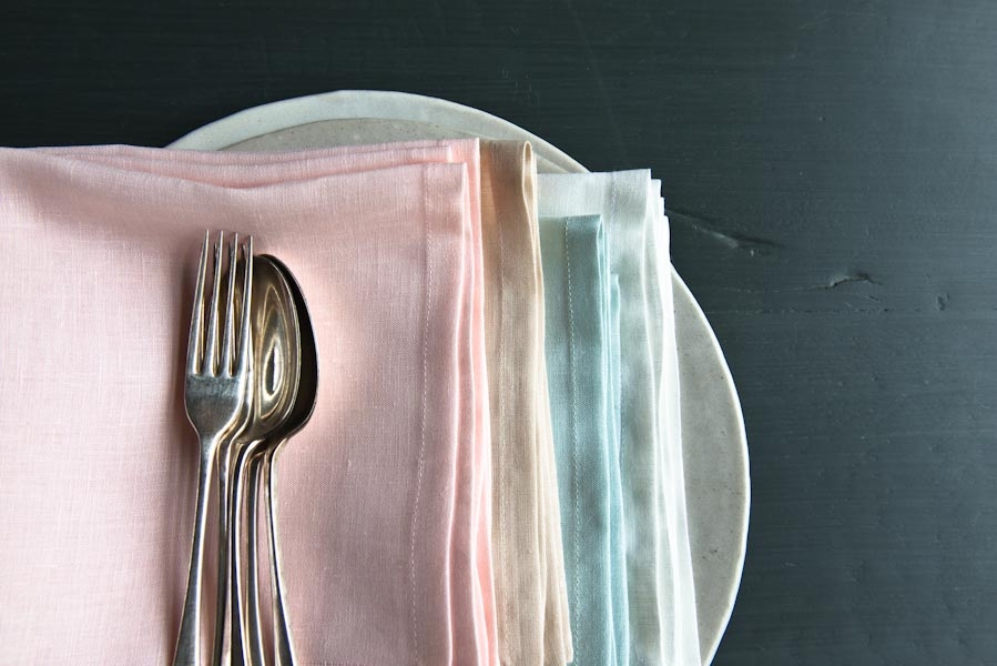 Classic Mitered Corner Napkins in Early Spring Bundle | Purl Soho