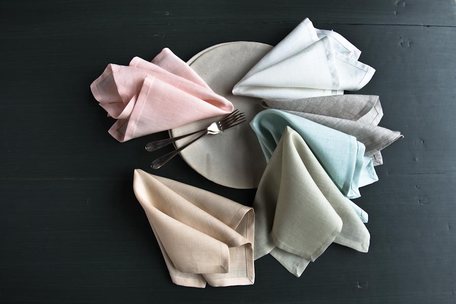 Classic Mitered Corner Napkins in Early Spring Bundle | Purl Soho