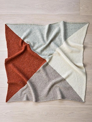 Crochet Four Points Baby Blanket | Purl Soho