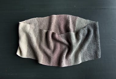 Gradient Cowl in Linen Quill