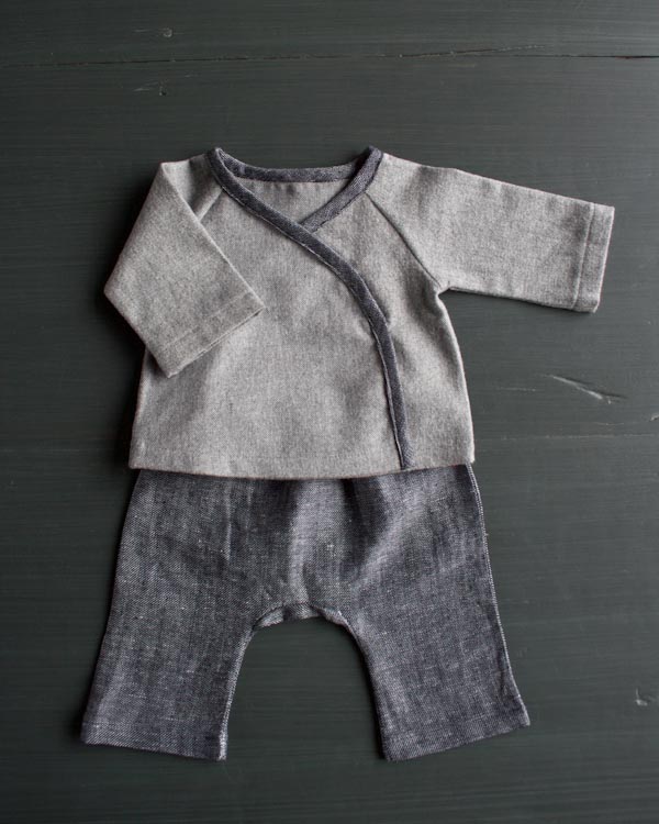 Sewn Layette in Cozy Flannel | Purl Soho