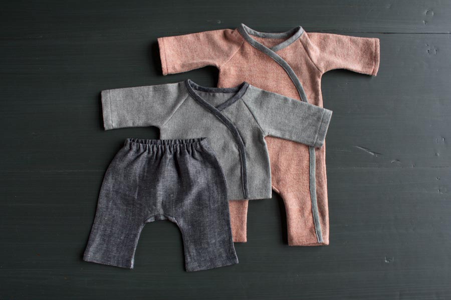 Sewn Layette in Cozy Flannel | Purl Soho