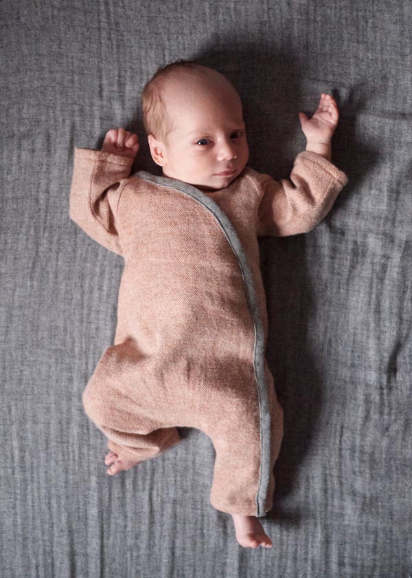 Sewn Layette in Cozy Flannel | Purl Soho