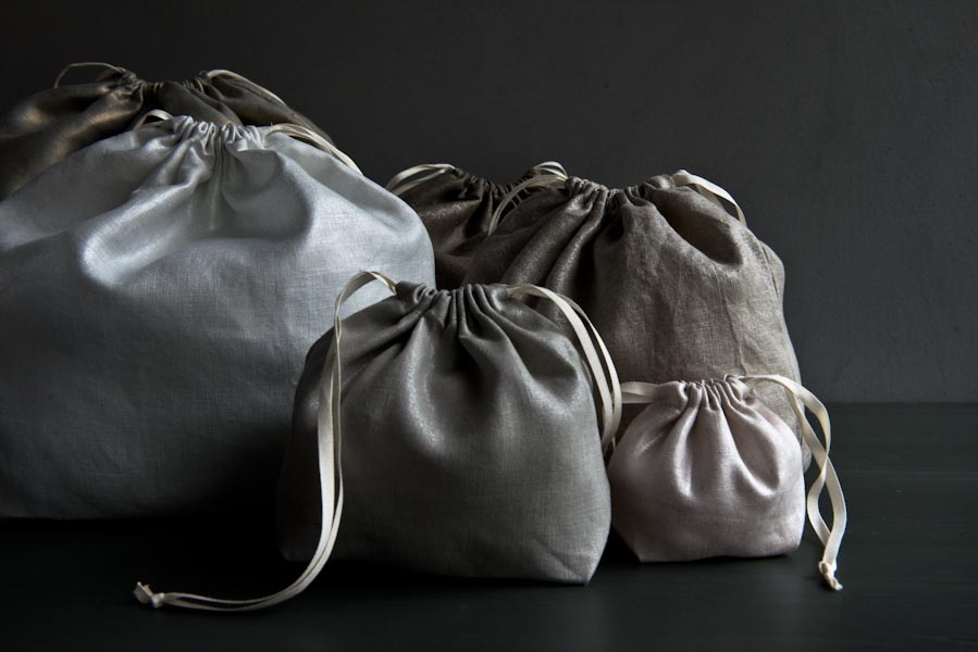 Easy Drawstring Bags in Mineral Linen - Purl Soho, Beautiful Yarn For  Beautiful KnittingPurl Soho