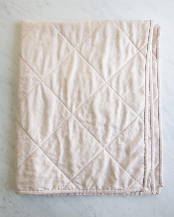 Wholecloth Quilts in Mineral Linen | Purl Soho