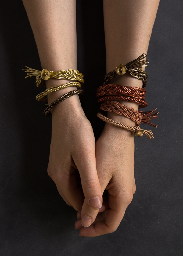 Brown Leather Braided Bracelet