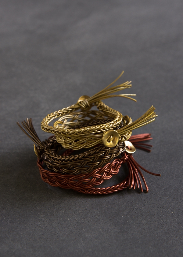 Braided Leather Bracelets | Purl Soho