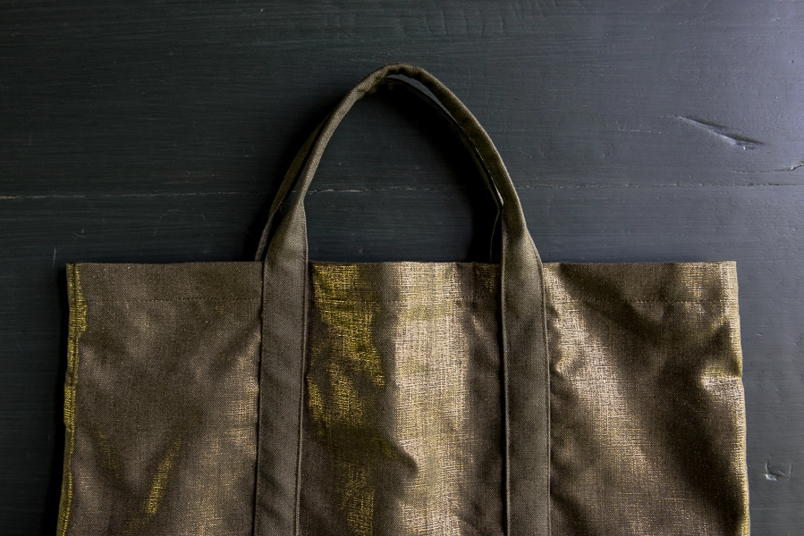 Hand Tote in Mineral Linen | Purl Soho