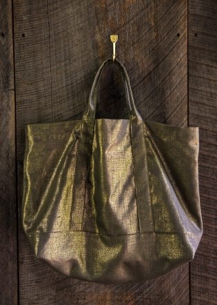 Hand Tote in Mineral Linen | Purl Soho