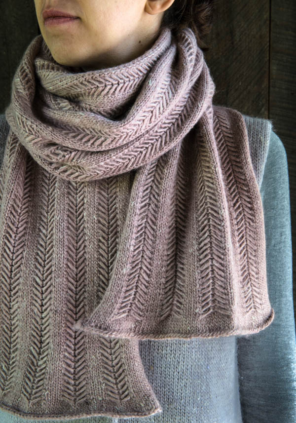 Jasmine Scarf, Now in Rose Granite | Purl Soho