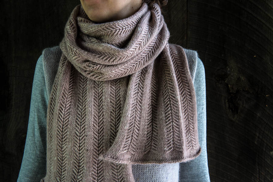 Jasmine Scarf, Now in Rose Granite | Purl Soho