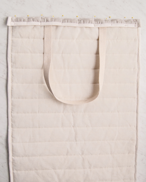 Puffy Tote in Nani Iro’s Quilted Double Gauze | Purl Soho