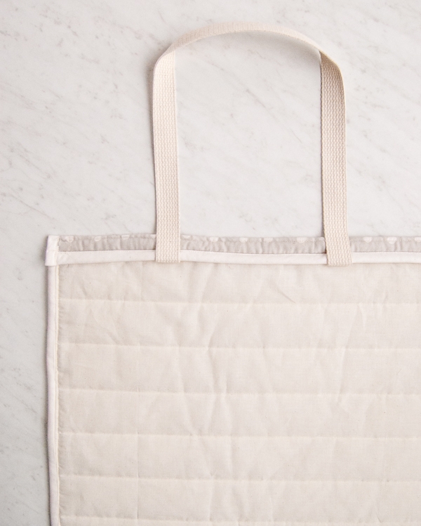 Puffy Tote in Nani Iro’s Quilted Double Gauze | Purl Soho