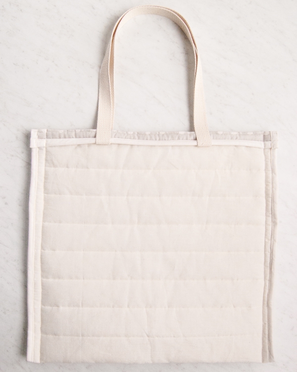 Puffy Tote in Nani Iro’s Quilted Double Gauze | Purl Soho