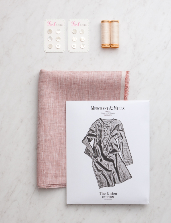 Merchant & Mills’ Union Dress in Watercolor Linen | Purl Soho