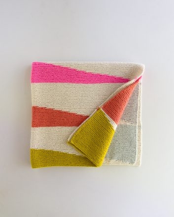 Colorful Wedges Baby Blanket | Purl Soho