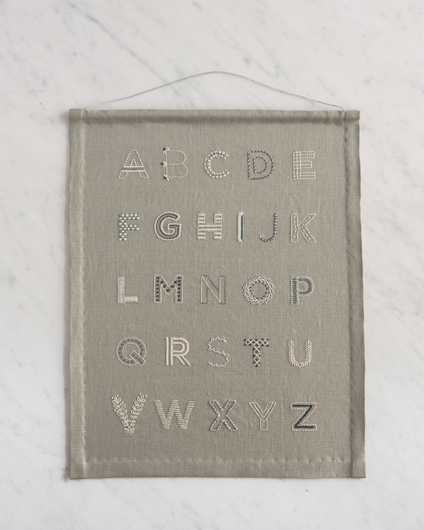 Hand Sewn Felt Alphabet - Purl Soho