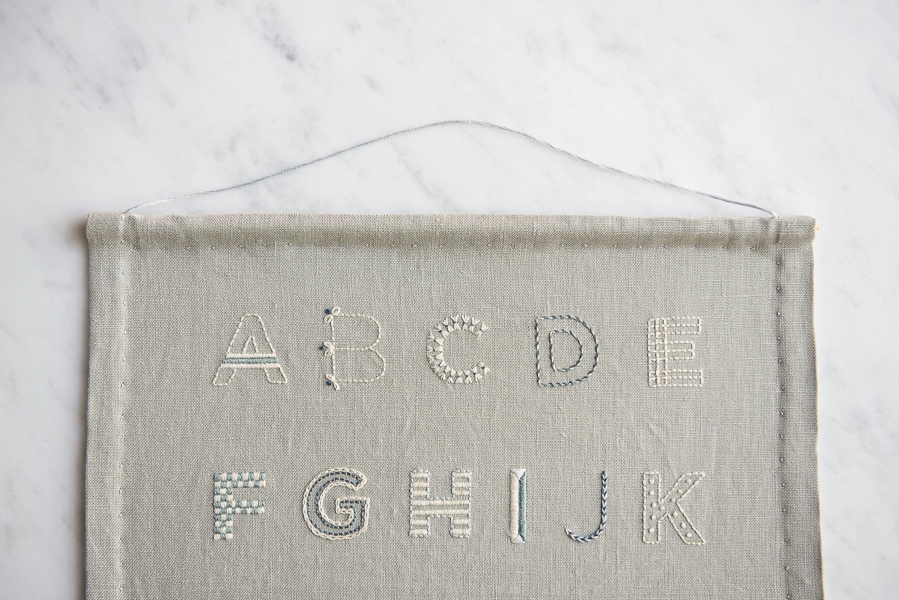 Monogrammed Simple Linen Apron | Purl Soho