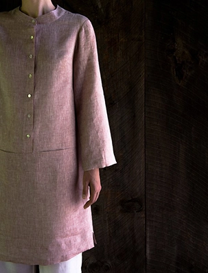 Merchant & Mills’ Union Dress in Watercolor Linen | Purl Soho