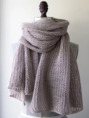 Open Air Wrap in Linen Quill | Purl Soho