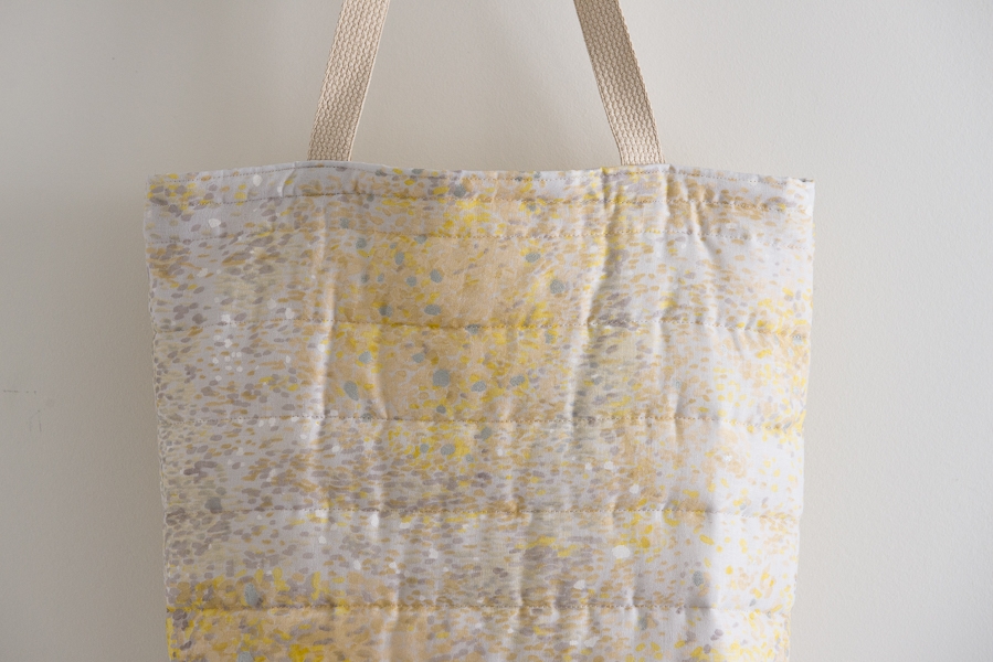 Puffy Tote in Nani Iro’s Quilted Double Gauze | Purl Soho