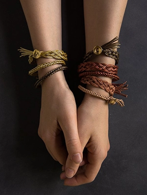 Braided Leather Bracelets | Purl Soho