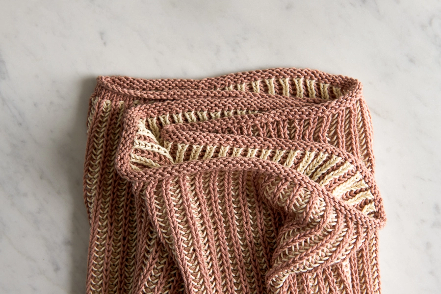 Two-Color Cotton Cowl | Purl Soho