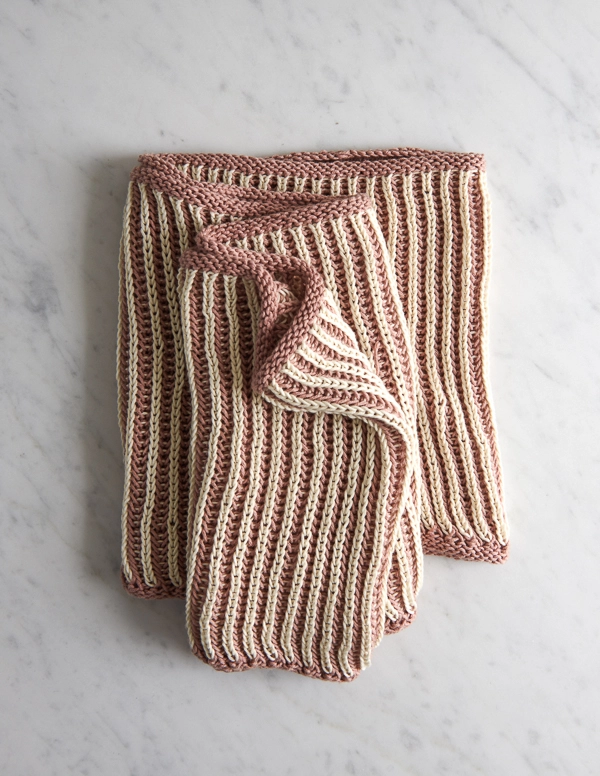 Two-Color Cotton Cowl | Purl Soho