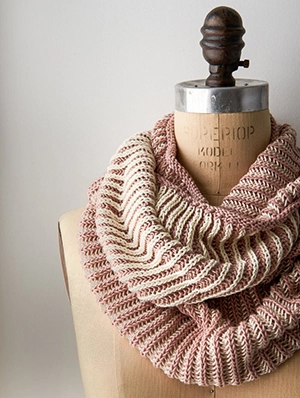 Two-Color Cotton Cowl | Purl Soho