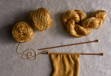 New Yarn: Spun Silk