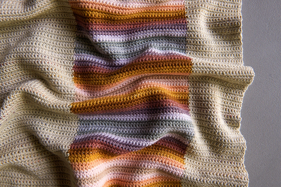 Stacked Coins Blanket | Purl Soho