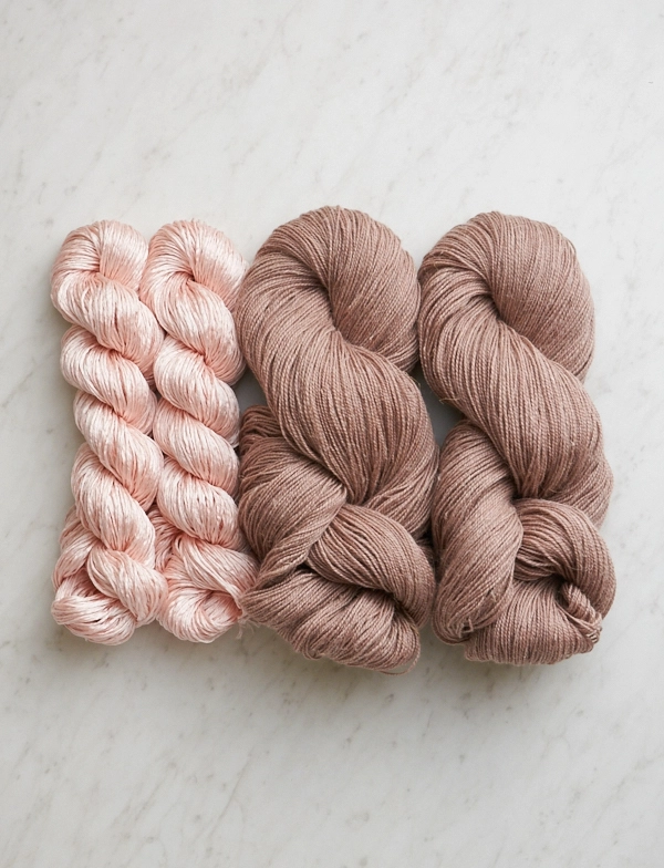 Shiny + Matte Wrap in Pink Primrose | Purl Soho