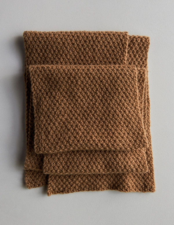 Double Seed Stitch Scarf | Purl Soho