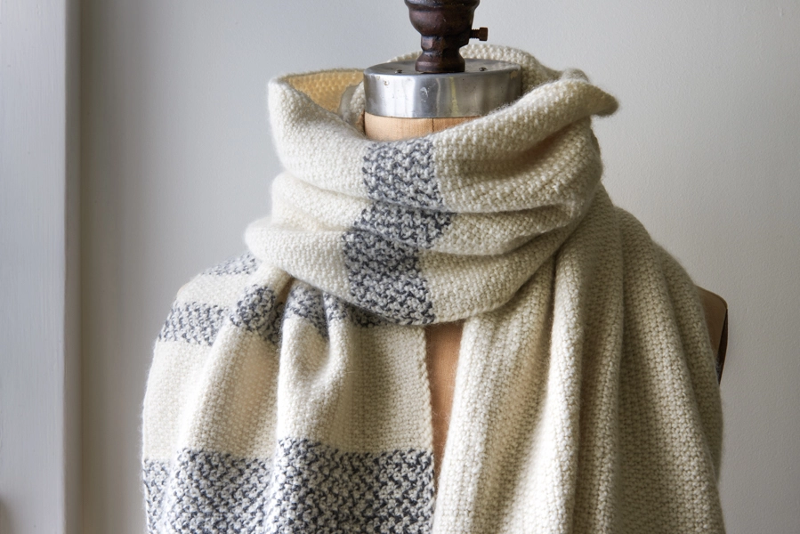 Peppered Stripes Wrap | Purl Soho