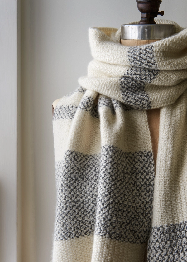 Peppered Stripes Wrap | Purl Soho