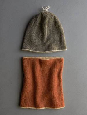 Reversible Hat + Reversible Cowl in New Colors | Purl Soho