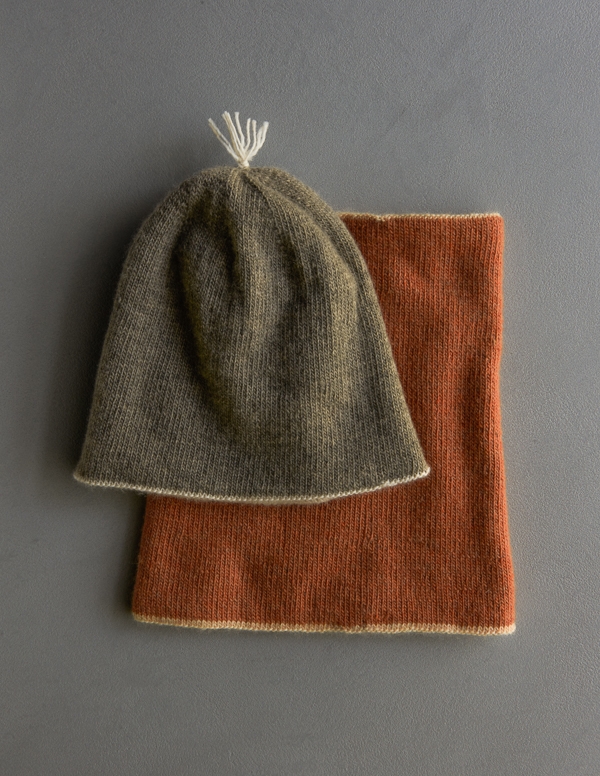 Reversible Hat + Reversible Cowl in New Colors | Purl Soho