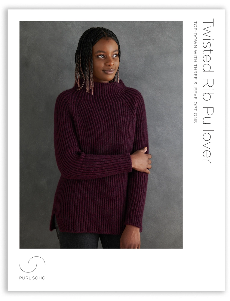 Twisted Rib Pullover | Purl Soho