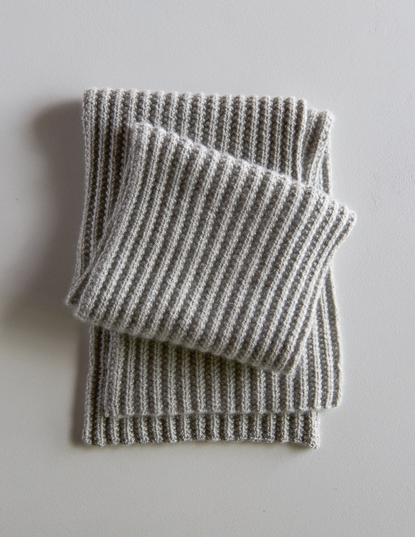 Mistake Rib Scarf in Cashmere Merino Bloom | Purl Soho